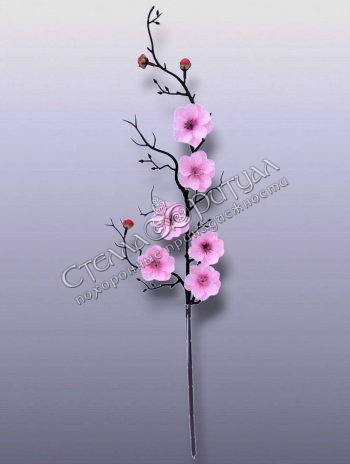Ветка Сакуры розовой (60 см) оптом в магазине ритуальных товаров