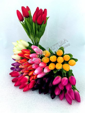 Цветок Тюльпана "АВОКАДО" оптом в магазине ритуальных товаров