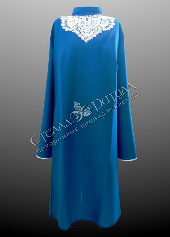 Платье с кружевным воротником "Камея" оптом в магазине ритуальных товаров