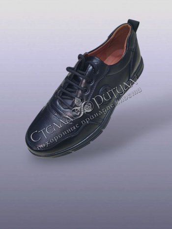 Ботинки мужские на шнурках оптом в магазине ритуальных товаров