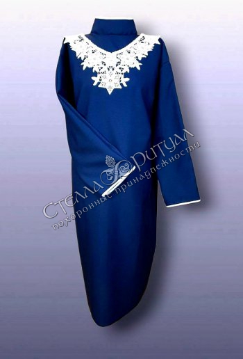 Платье "СНЕЖИНКА" оптом в магазине ритуальных товаров