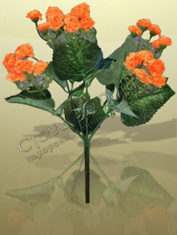 Букет Розочек кустовой (5 веток, 25 соцветий, 30 см) оптом в магазине ритуальных товаров