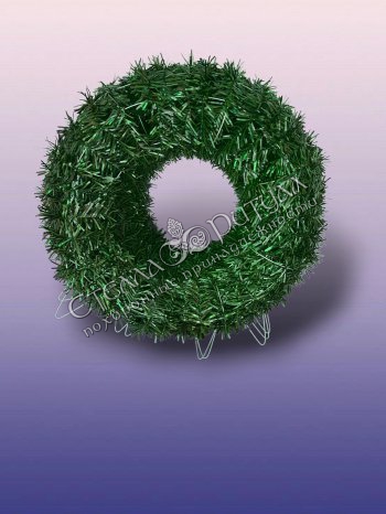 Фон для венка "Колесо" оптом в магазине ритуальных товаров