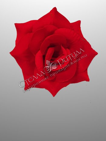 Насадка роза бархатная (12 см) оптом в магазине ритуальных товаров