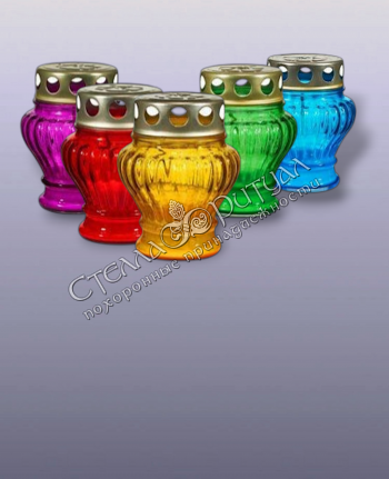 Лампада стеклянная (11 см) оптом в магазине ритуальных товаров