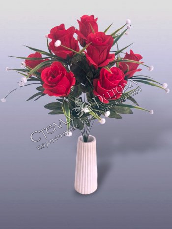 Букет Бархатных бутонов оптом в магазине ритуальных товаров