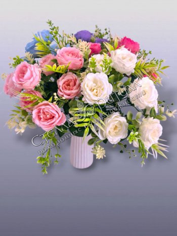 Букет Мелкоцвета № 13 оптом в магазине ритуальных товаров