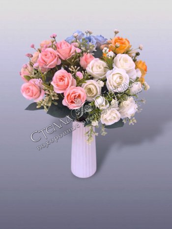 Букет Мелкоцвета № 14 оптом в магазине ритуальных товаров