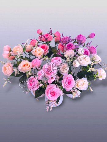 Букет Мелкоцвета № 17 оптом в магазине ритуальных товаров