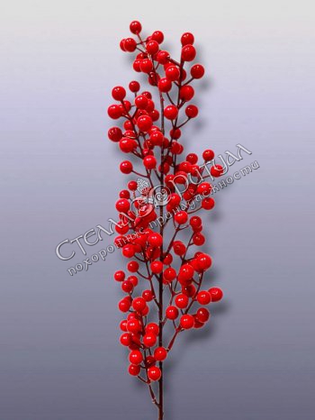 Ветка Ягоды крупные (90 см) оптом в магазине ритуальных товаров