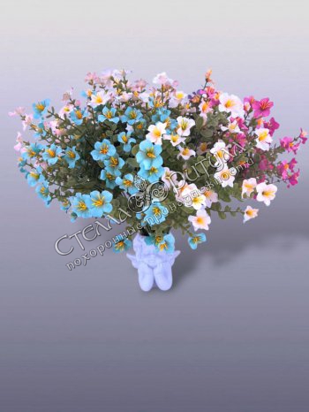 Букет Мелкоцвета № 10 оптом в магазине ритуальных товаров