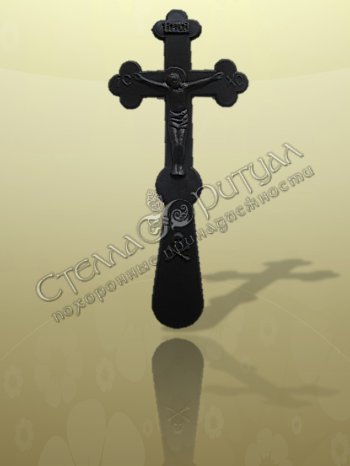Крест в руку пластиковый оптом в магазине ритуальных товаров