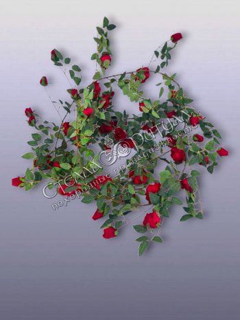 Лиана "Бархатные розочки" оптом в магазине ритуальных товаров