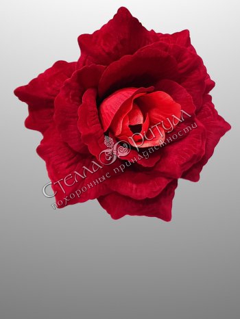 Насадка роза бархатная (16 см) оптом в магазине ритуальных товаров