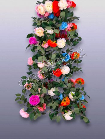 Лиана Гвоздички "Ассорти" оптом в магазине ритуальных товаров