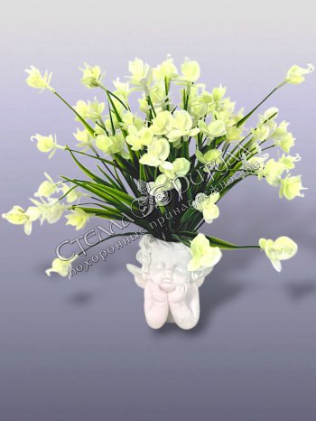 Куст "Мшанка шиловидная" салатовая оптом в магазине ритуальных товаров