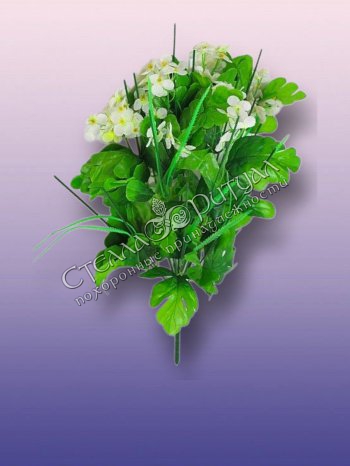 Подбукетник Лист дуба с яблоней (14 голов) оптом в магазине ритуальных товаров