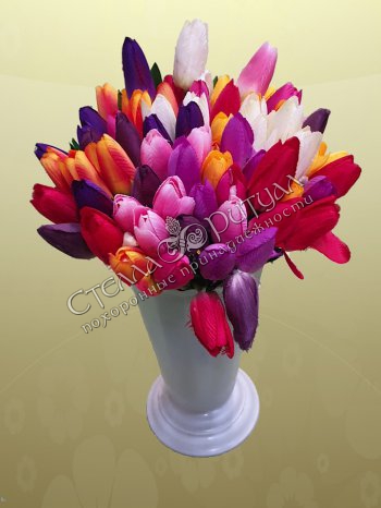 Цветок Тюльпана (35 см) оптом в магазине ритуальных товаров